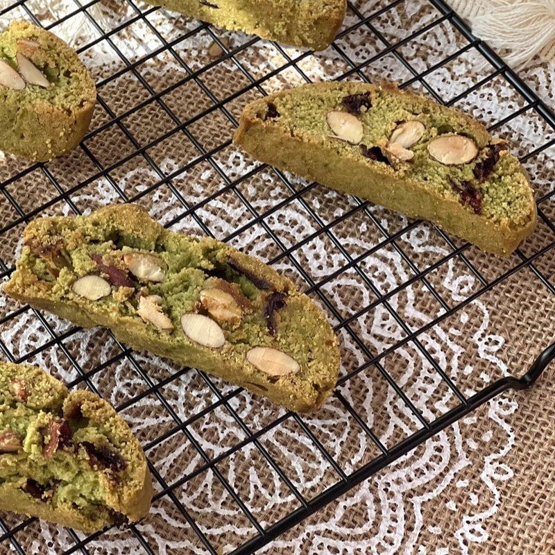 Matcha Almond Biscotti - Genuine Tea