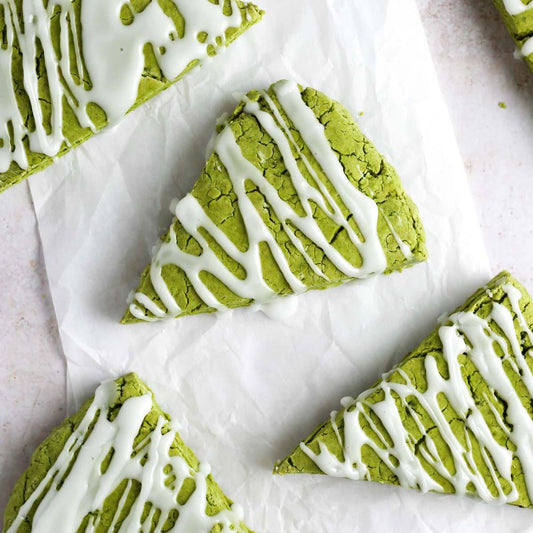 Matcha and White Chocolate Scones - Genuine Tea