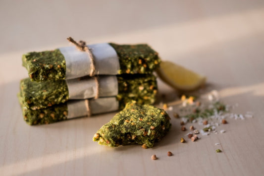 No Bake Matcha Protein Bars - Genuine Tea