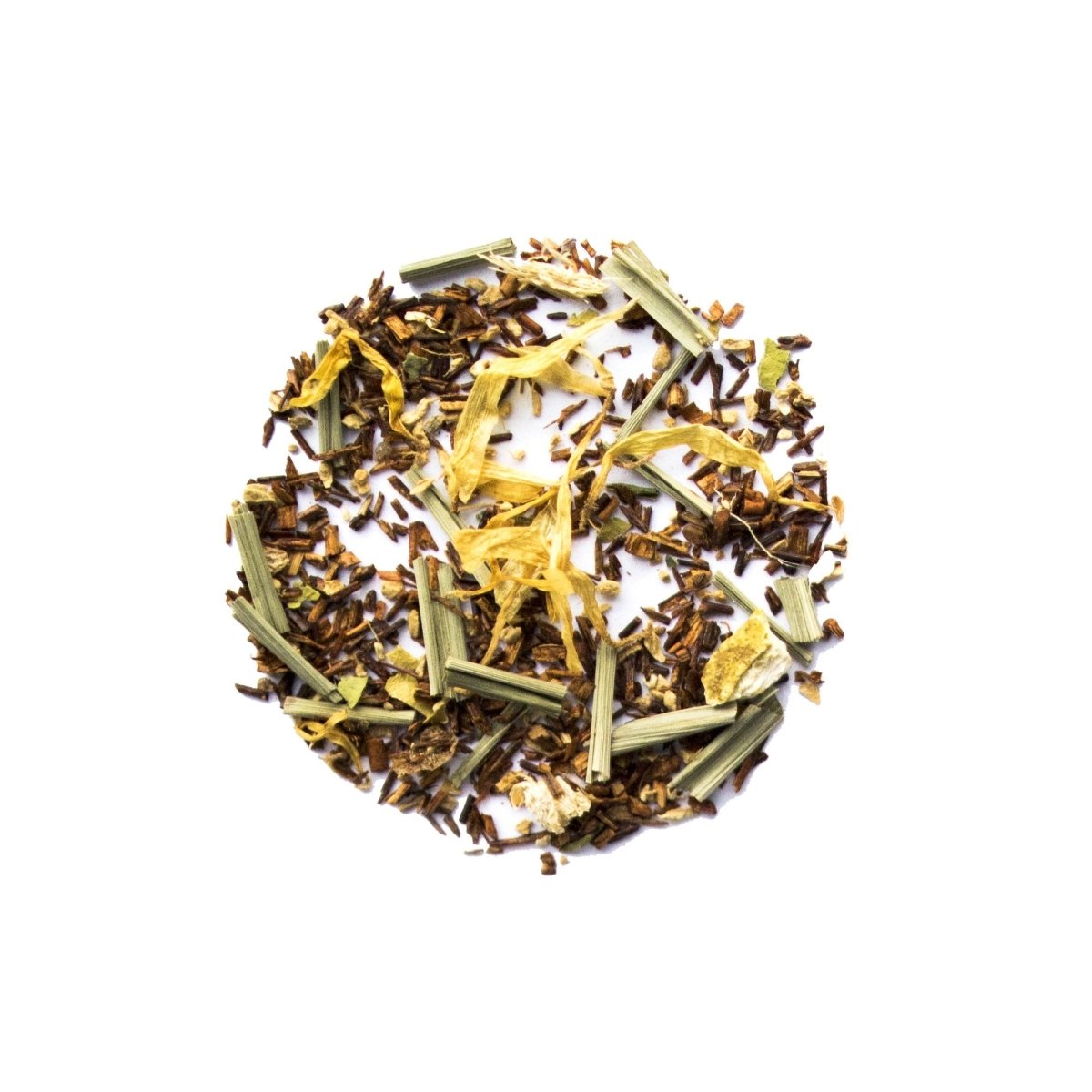 Pyramid Tea Bags - Lemon Ginger Rooibos Herbal Tea - Genuine Tea